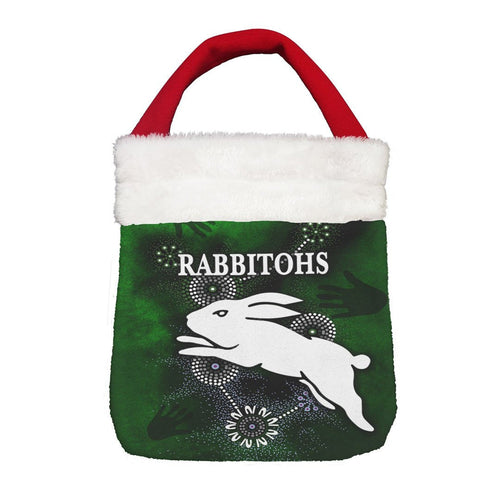 Vibe Hoodie Bag - South Sydney Rabbitohs Vintage Indigenous - Rugby Team Christmas Gift Bag