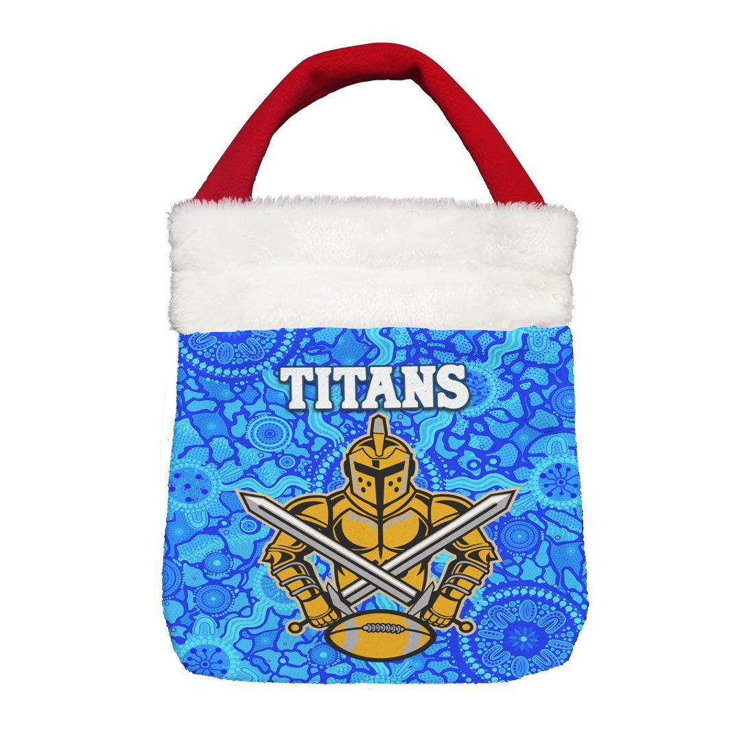 Vibe Hoodie Bag - Gold Coast Titans Indigenous - Rugby Team Christmas Gift Bag