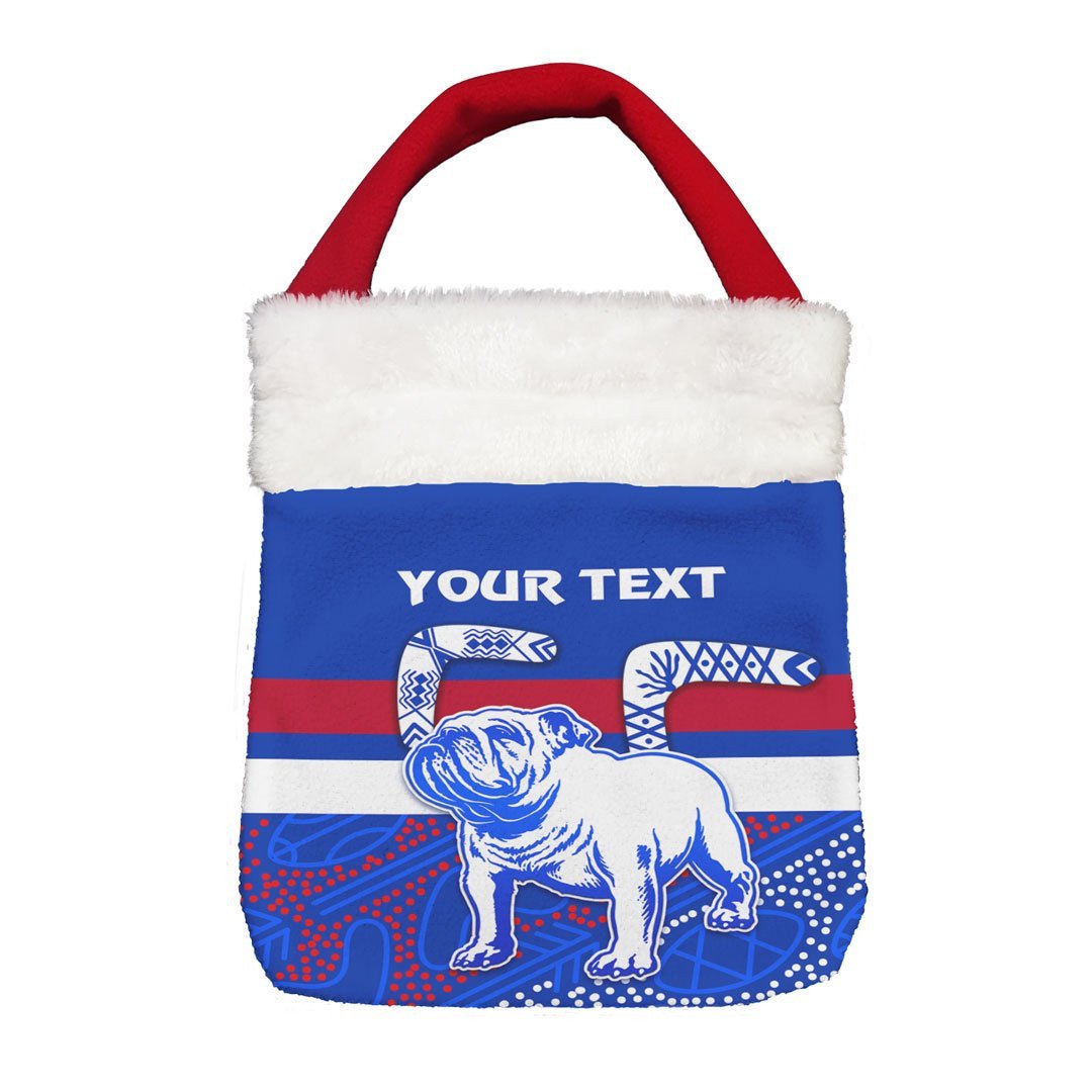 Vibe Hoodie Bag - (Custom) Canterbury-Bankstown Bulldogs Special Indigenous - Rugby Team Christmas Gift Bag