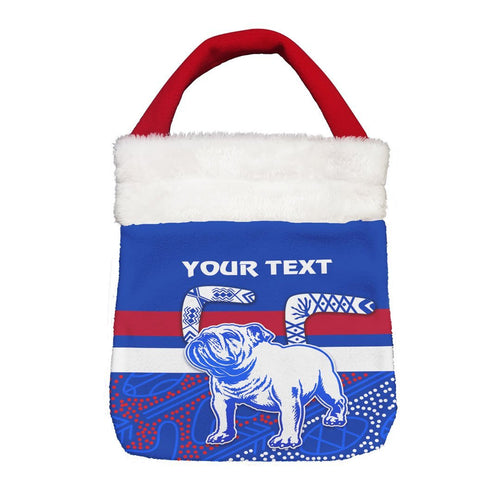 Vibe Hoodie Bag - (Custom) Canterbury-Bankstown Bulldogs Special Indigenous - Rugby Team Christmas Gift Bag