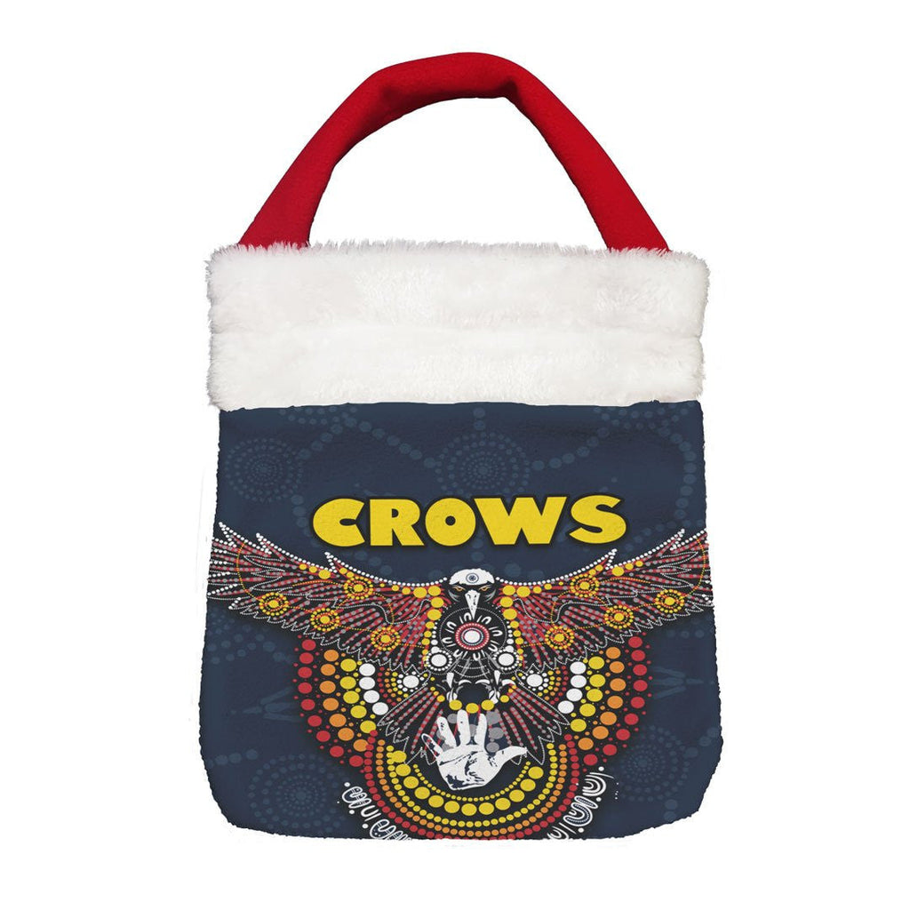 Vibe Hoodie Bag - Adelaide Crows - Indigenous - Football Team Christmas Gift Bag