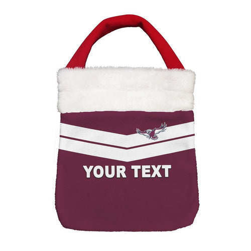 Vibe Hoodie Bag - (Custom) Manly-Warringah Sea Eagles Original - Rugby Team Christmas Gift Bag