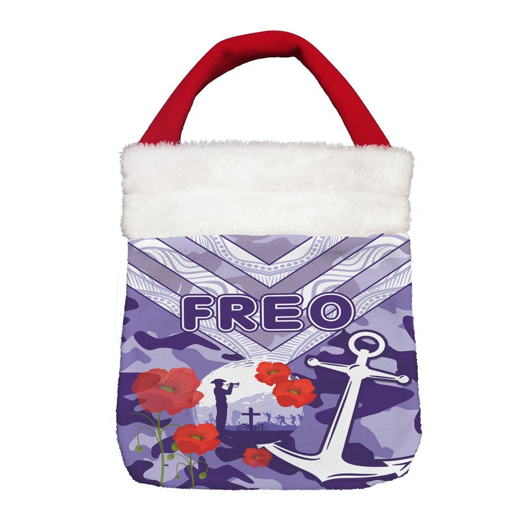 Vibe Hoodie Bag - Fremantle Dockers Indigenous Camo - Football Team Christmas Gift Bag