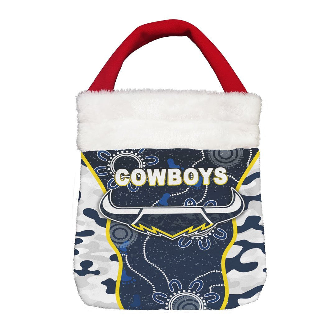 Vibe Hoodie Bag - (Custom) North Queensland Cowboys Anzac Day Special Ver. - Rugby Team Christmas Gift Bag