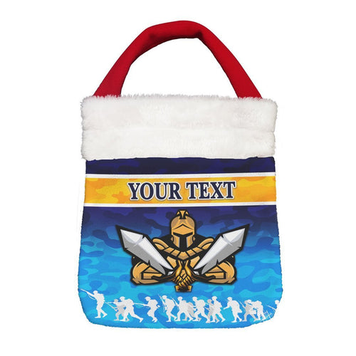 Vibe Hoodie Bag - (Custom) Gold Coast Titans Camo - Rugby Team Christmas Gift Bag