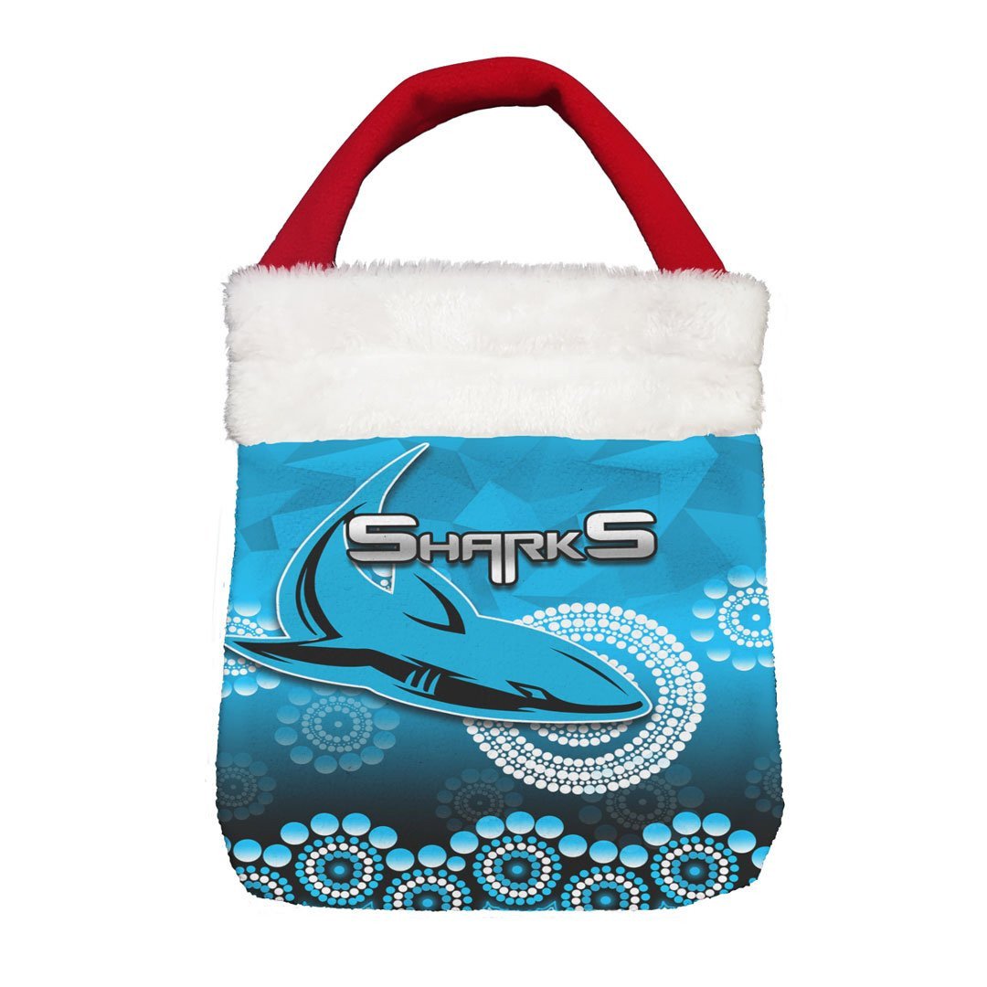 Vibe Hoodie Bag - Cronulla-Sutherland Sharks Anzac Day - Rugby Team Christmas Gift Bag