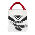 Vibe Hoodie Bag - (Custom) Collingwood Magpies Simple Style (White) - Football Team Christmas Gift Bag