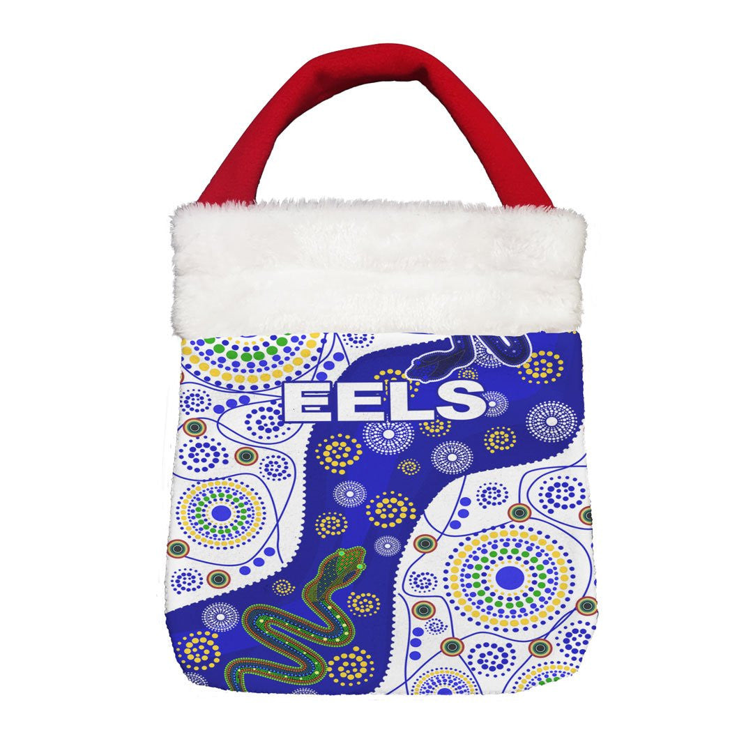 Vibe Hoodie Bag - Parramatta Eels Naidoc Blue Version - Rugby Team Christmas Gift Bag