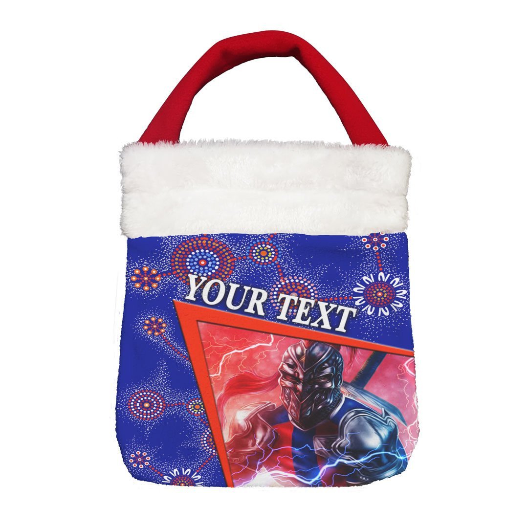 Vibe Hoodie Bag - (Custom) Newcastle Knights Special Style - Rugby Team Christmas Gift Bag