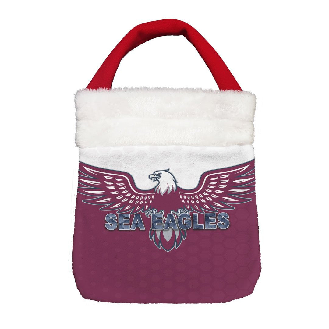 Vibe Hoodie Bag - Manly-Warringah Sea Eagles Simple - Rugby Team Christmas Gift Bag