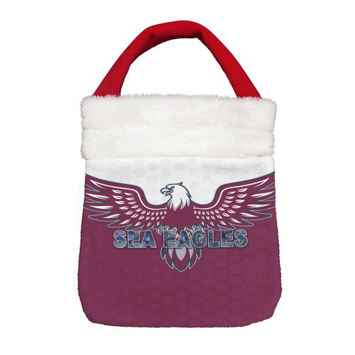 Vibe Hoodie Bag - Manly-Warringah Sea Eagles Simple - Rugby Team Christmas Gift Bag