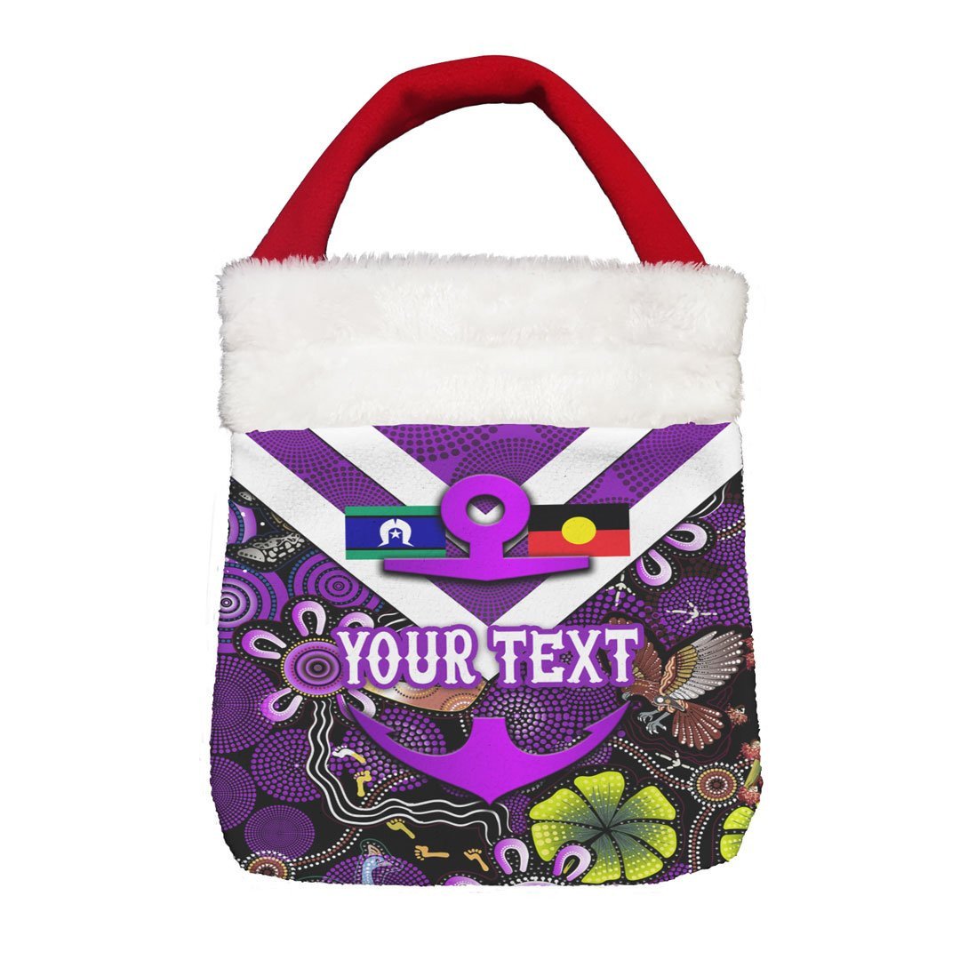 Vibe Hoodie Bag - (Custom) Fremantle Dockers Indigenous Naidoc - Football Team Christmas Gift Bag