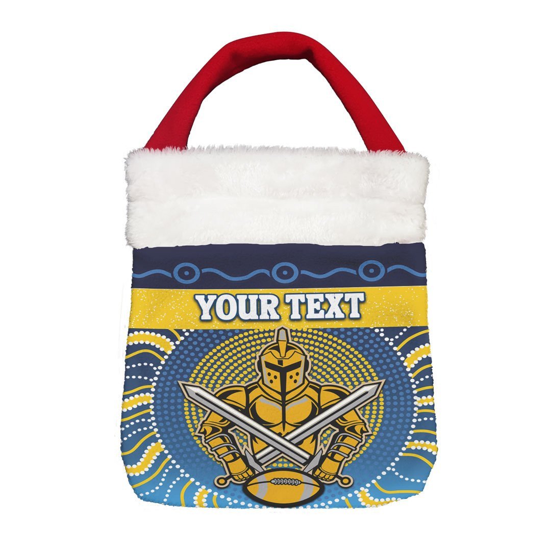 Vibe Hoodie Bag - (Custom) Gold Coast Titans Naidoc New - Rugby Team Christmas Gift Bag