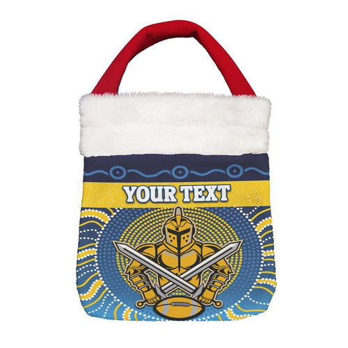 Vibe Hoodie Bag - (Custom) Gold Coast Titans Naidoc New - Rugby Team Christmas Gift Bag
