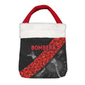 Vibe Hoodie Bag - Essendon Bombers Indigenous Poppy Flower - Football Team Christmas Gift Bag