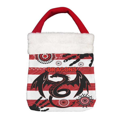 Vibe Hoodie Bag - St. George Illawarra Dragons Indigenous New - Rugby Team Christmas Gift Bag