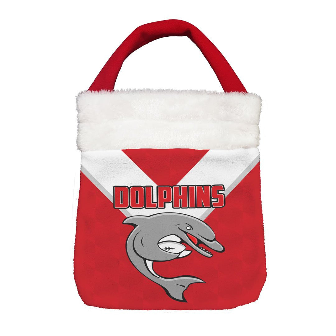 Vibe Hoodie Bag - Redcliffe Dolphins - Rugby Team Christmas Gift Bag
