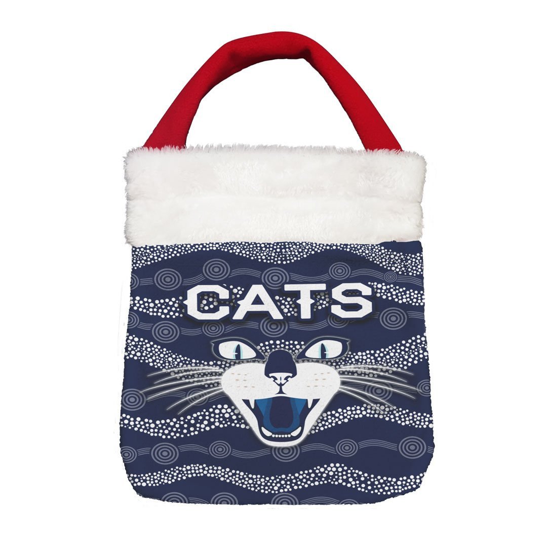 Vibe Hoodie Bag - Geelong Cats - Football Team Christmas Gift Bag