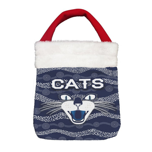 Vibe Hoodie Bag - Geelong Cats - Football Team Christmas Gift Bag