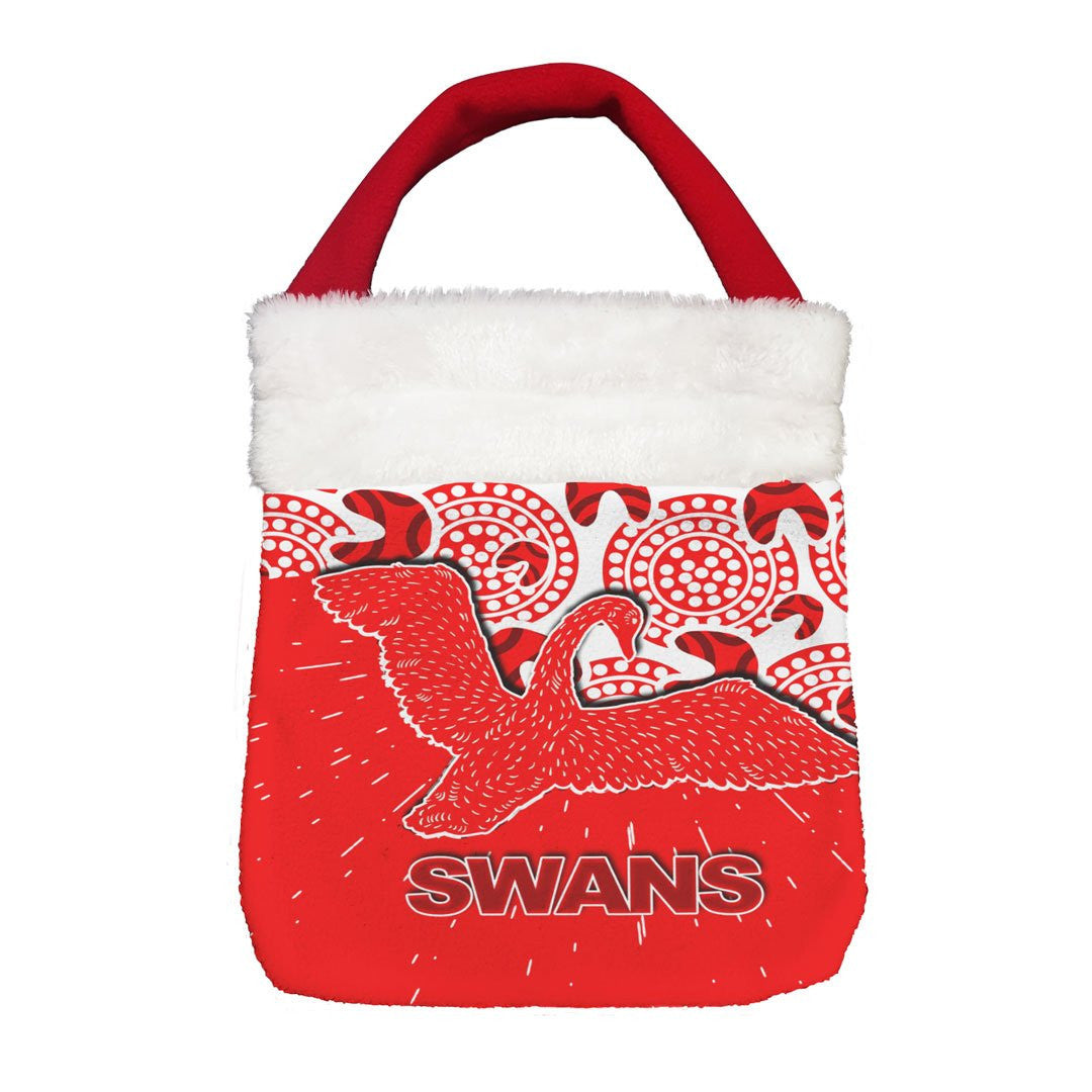 Vibe Hoodie Bag - Sydney Swans Indigenous - Football Team Christmas Gift Bag