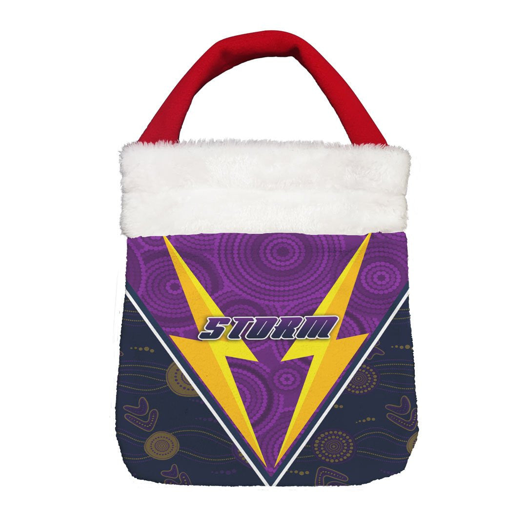 Vibe Hoodie Bag - Melbourne Storm Indigenous New Release - Rugby Team Christmas Gift Bag