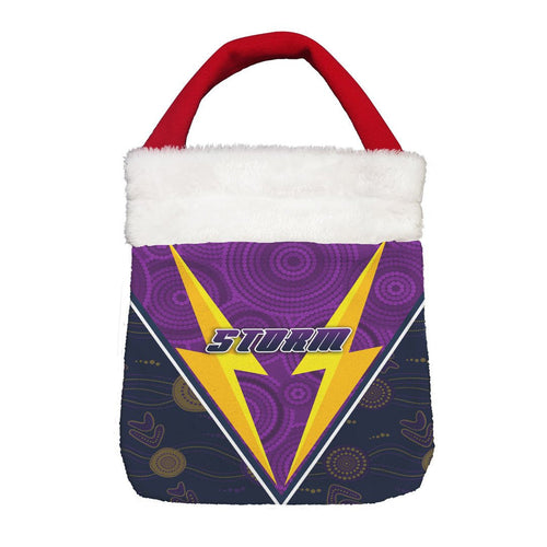 Vibe Hoodie Bag - Melbourne Storm Indigenous New Release - Rugby Team Christmas Gift Bag