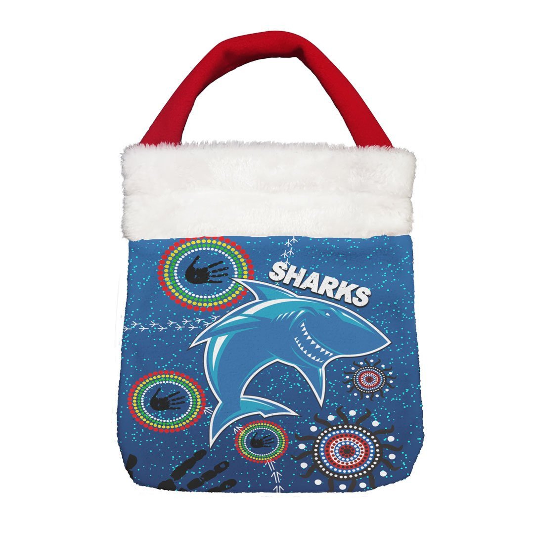Vibe Hoodie Bag - Cronulla-Sutherland Special Indigenous - Rugby Team Christmas Gift Bag