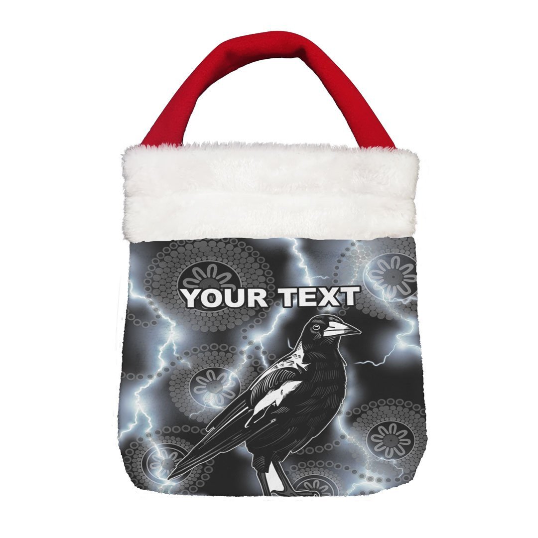 Vibe Hoodie Bag - (Custom) Collingwood Magpies Special Style - Football Team Christmas Gift Bag