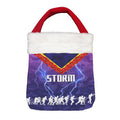 Vibe Hoodie Bag - Melbourne Storm Anzac Day Lest We Forget (Violet) - Rugby Team Christmas Gift Bag