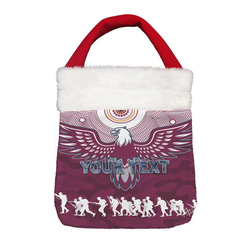 Vibe Hoodie Bag - (Custom) Manly-Warringah Sea Eagles Aboriginal Anzac - Rugby Team Christmas Gift Bag