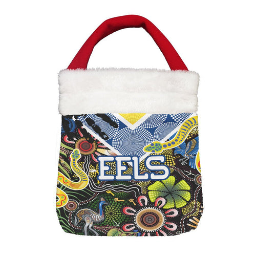 Vibe Hoodie Bag - Parramatta Eels Indigenous Naidoc Royal - Rugby Team Christmas Gift Bag