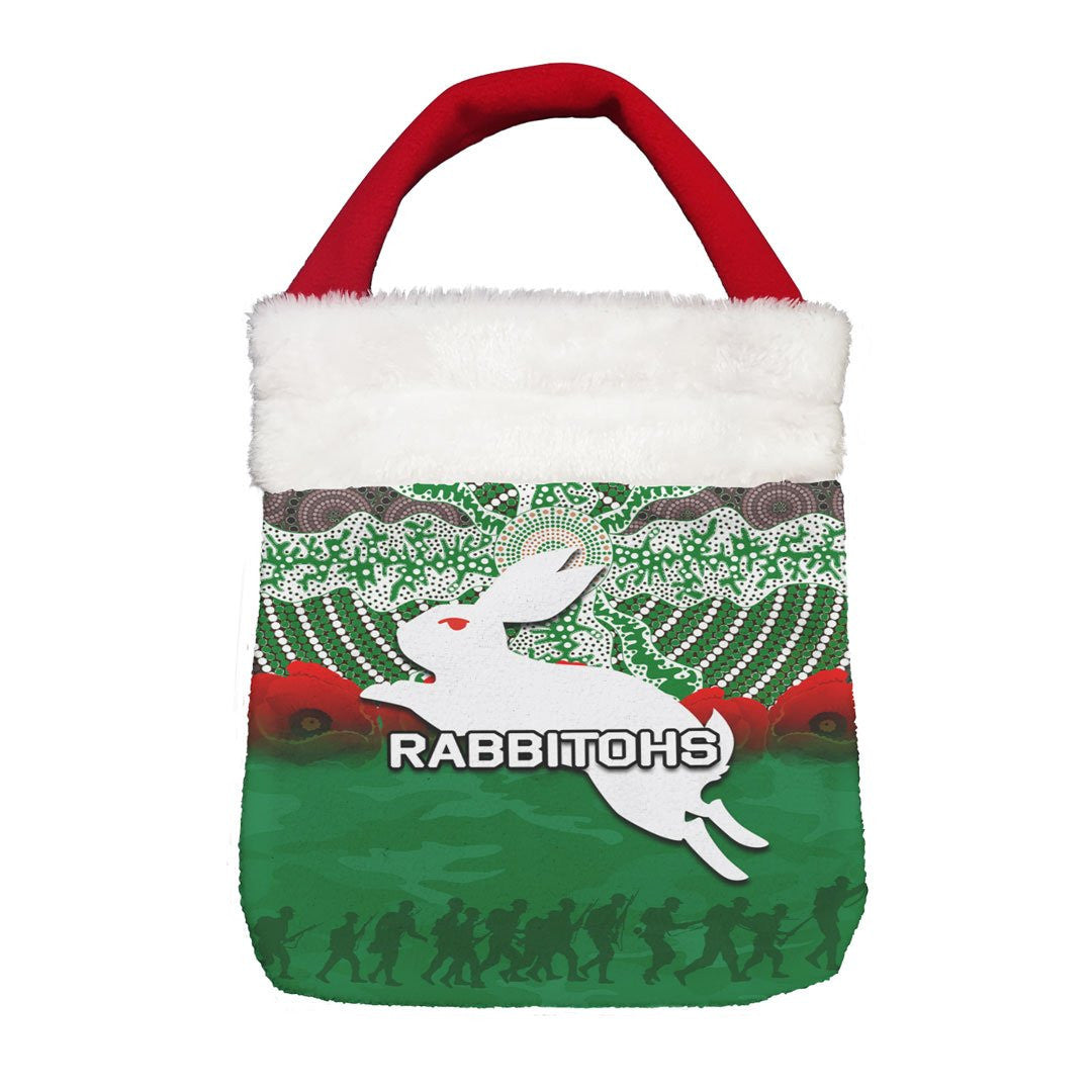 Vibe Hoodie Bag - South Sydney Rabbitohs Anzac Day - Rugby Team Christmas Gift Bag