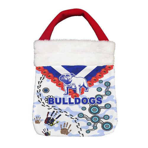 Vibe Hoodie Bag - Canterbury-Bankstown Bulldogs Anzac Day New - Rugby Team Christmas Gift Bag