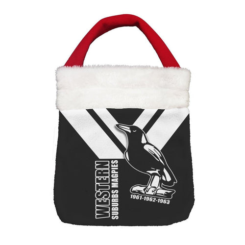Vibe Hoodie Bag - Western Suburbs Magpies - Rugby Team Christmas Gift Bag