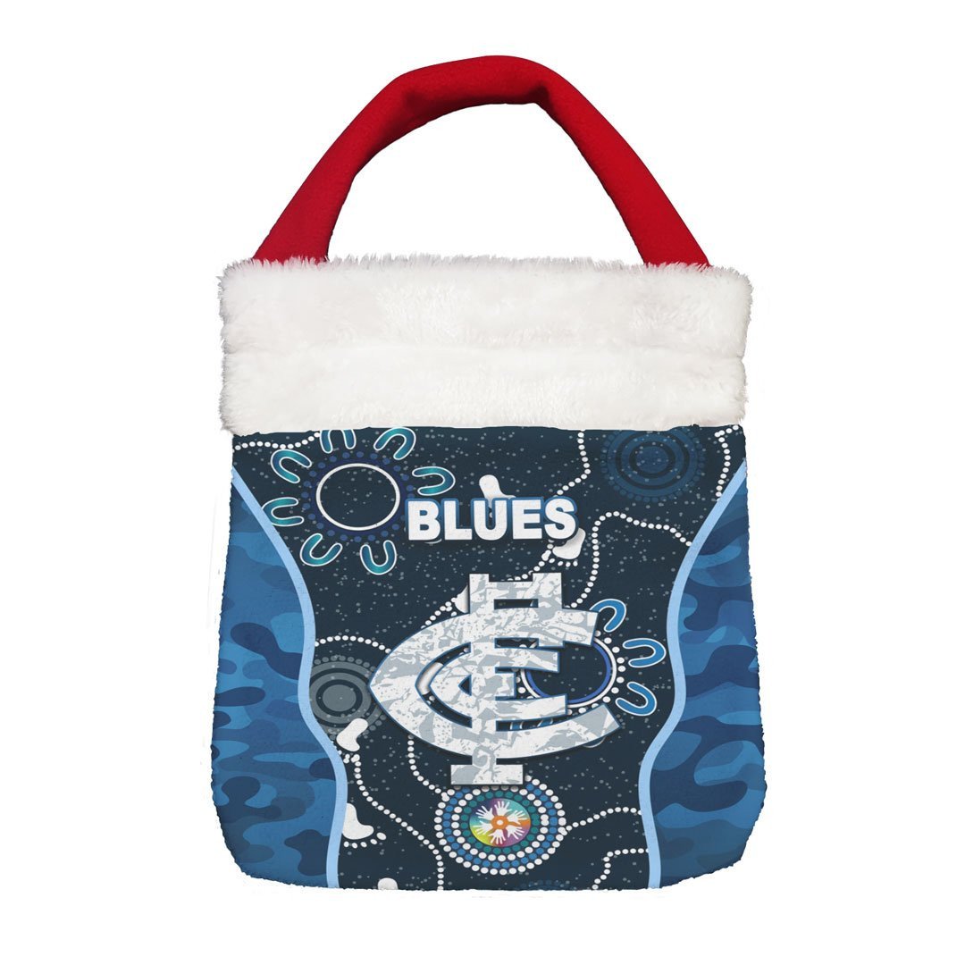 Vibe Hoodie Bag - Carlton Blues Victory Style - Football Team Christmas Gift Bag