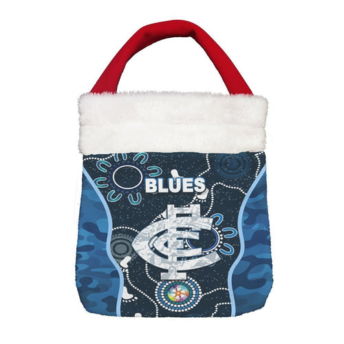 Vibe Hoodie Bag - Carlton Blues Victory Style - Football Team Christmas Gift Bag