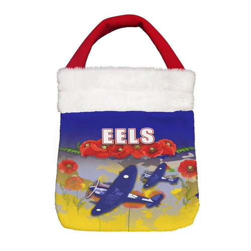 Vibe Hoodie Bag - Parramatta Eels Anzac Day Lest We Forget - Rugby Team Christmas Gift Bag