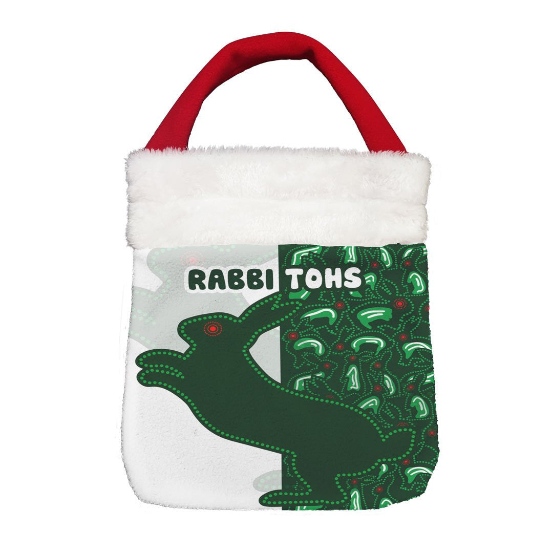 Vibe Hoodie Bag - South Sydney Rabbitohs Indigenous - Rugby Team Christmas Gift Bag