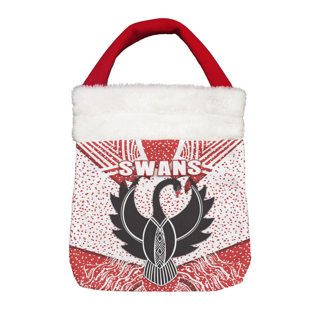 Vibe Hoodie Bag - Sydney Swans Indigenous New - Football Team Christmas Gift Bag