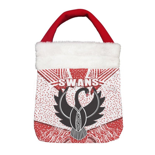 Vibe Hoodie Bag - Sydney Swans Indigenous New - Football Team Christmas Gift Bag