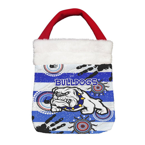 Vibe Hoodie Bag - Canterbury-Bankstown Bulldogs Indigenous Victorian Vibes Version 2.0 - Rugby Team Christmas Gift Bag