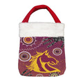 Vibe Hoodie Bag - Brisbane Broncos Indigenous New - Rugby Team Christmas Gift Bag