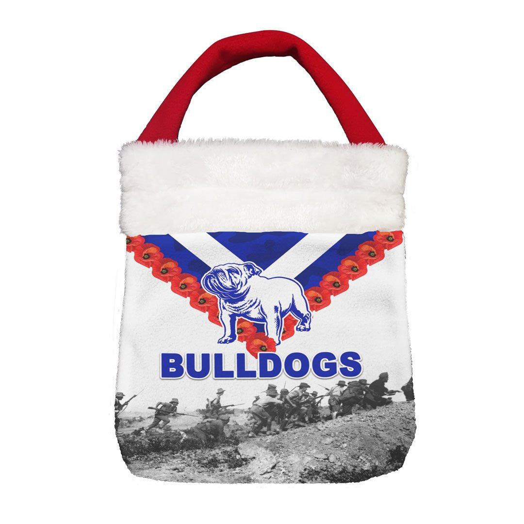Vibe Hoodie Bag - Canterbury-Bankstown Bulldogs Anzac Day Original - Rugby Team Christmas Gift Bag