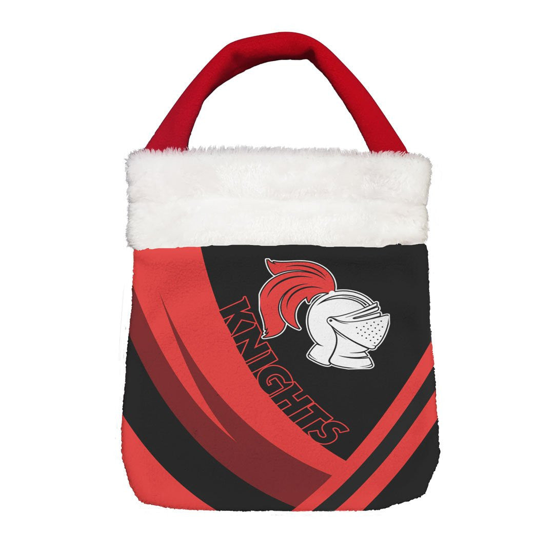 Vibe Hoodie Bag - Newcastle Knights Black - Rugby Team Christmas Gift Bag
