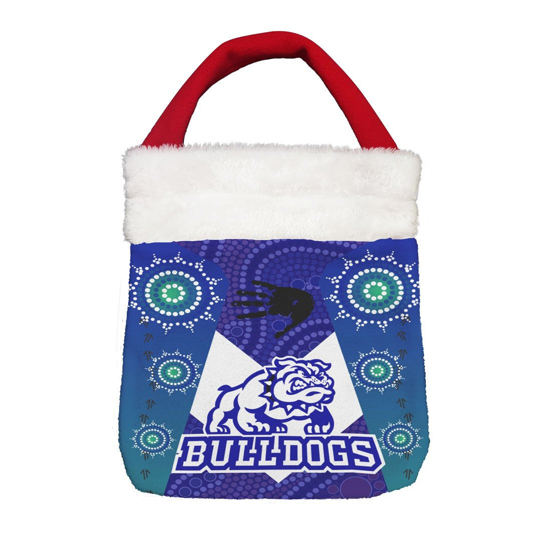 Vibe Hoodie Bag - Canterbury-Bankstown Bulldogs Indigenous New - Rugby Team Christmas Gift Bag