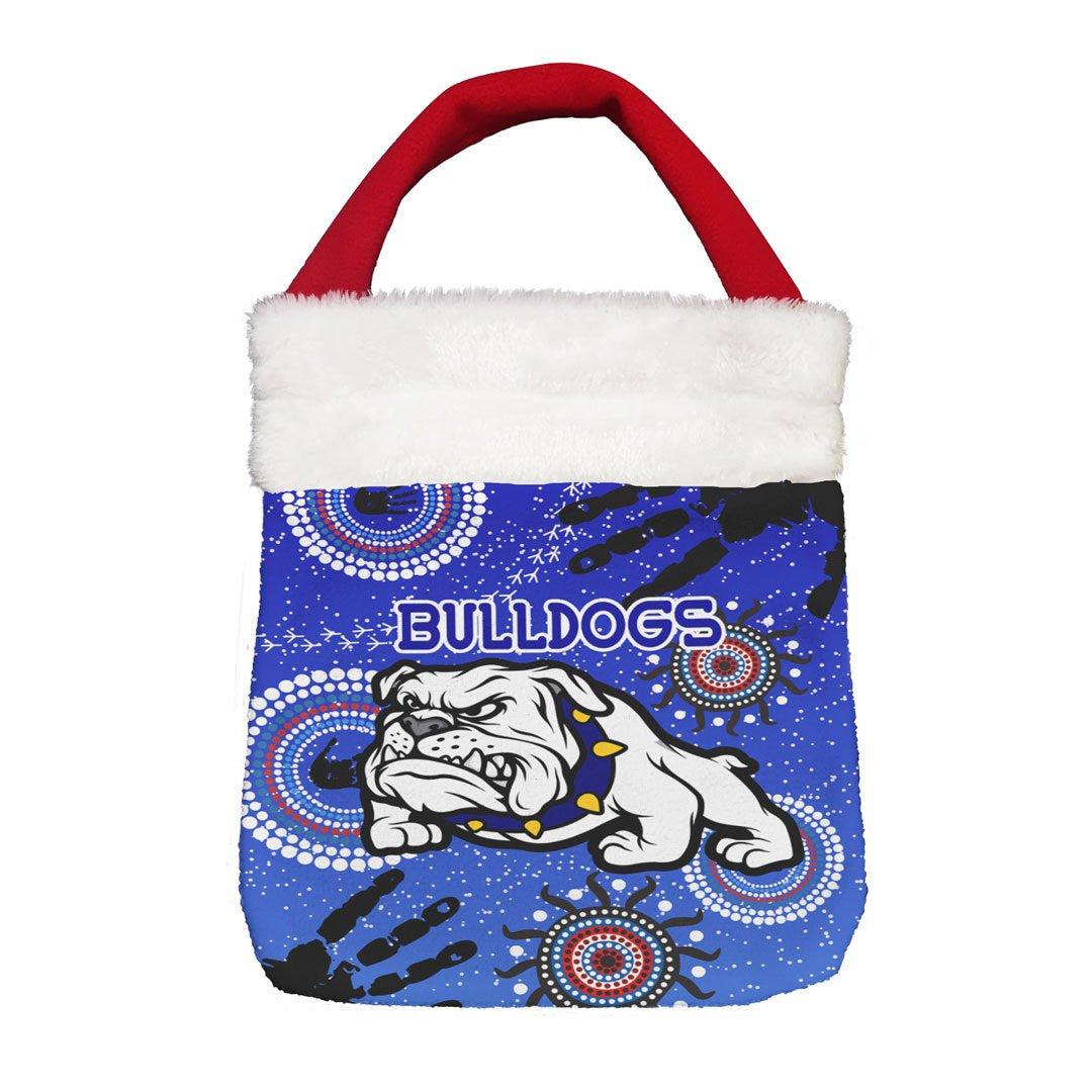 Vibe Hoodie Bag - Canterbury-Bankstown Bulldogs Indigenous Victorian Vibes - Rugby Team Christmas Gift Bag