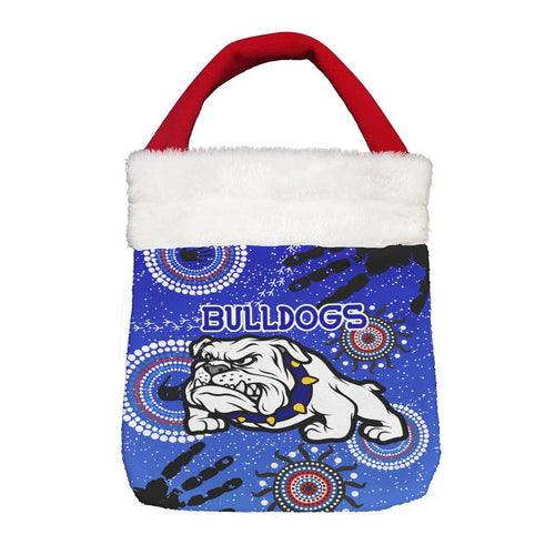 Vibe Hoodie Bag - Canterbury-Bankstown Bulldogs Indigenous Victorian Vibes - Rugby Team Christmas Gift Bag