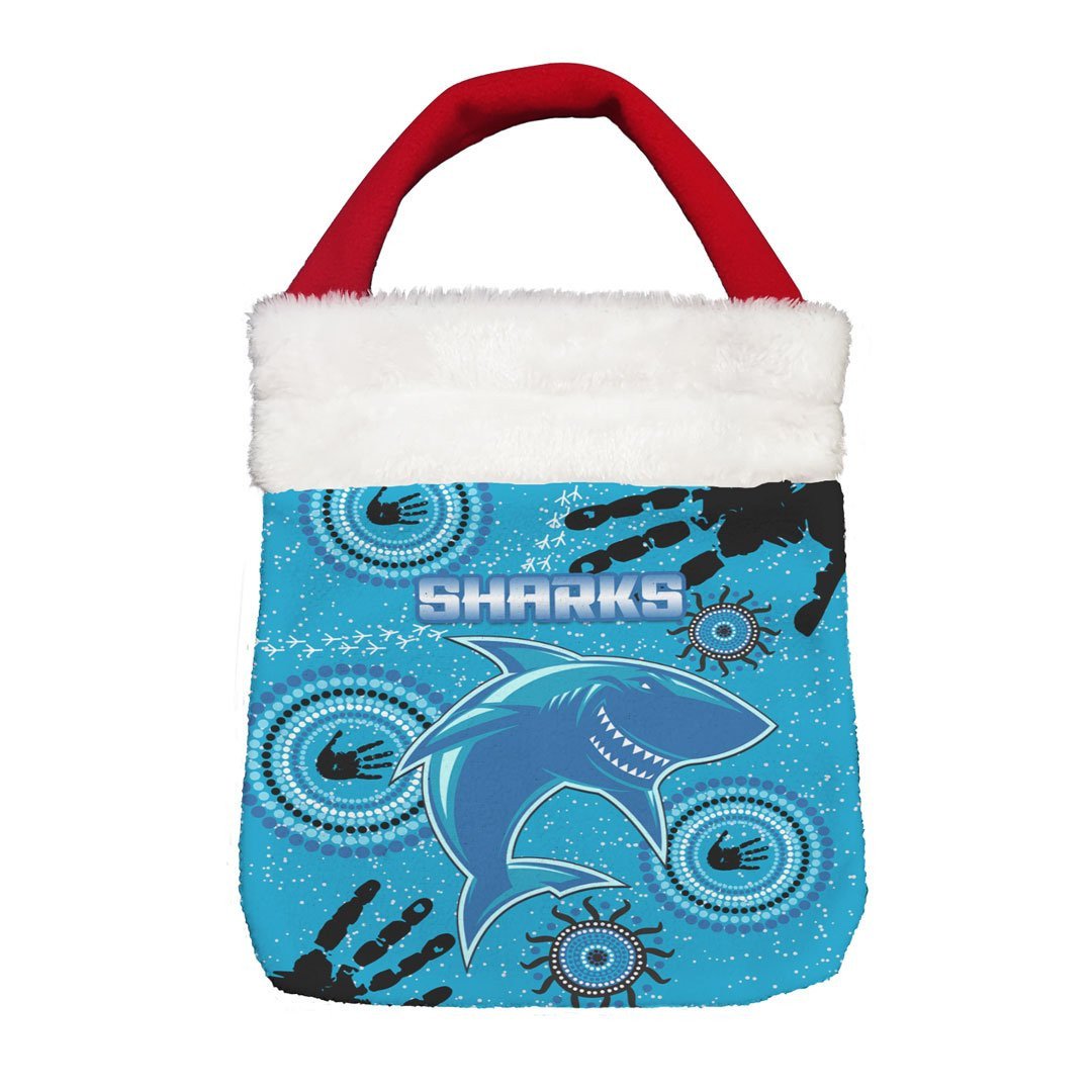 Vibe Hoodie Bag - Cronulla-Sutherland Sharks - Rugby Team Christmas Gift Bag