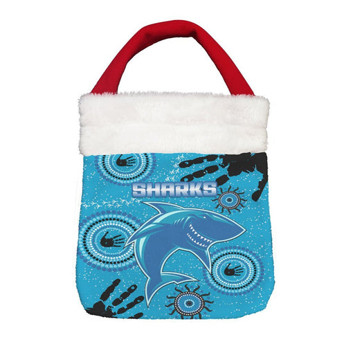 Vibe Hoodie Bag - Cronulla-Sutherland Sharks - Rugby Team Christmas Gift Bag
