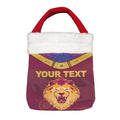 Vibe Hoodie Bag - (Custom) Brisbane Lions Indigenous - Football Team Christmas Gift Bag